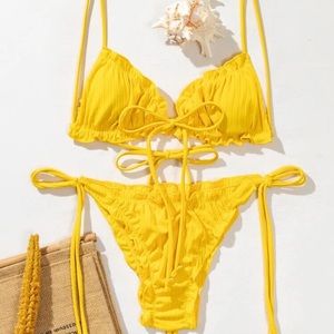 Yellow Bathing Suit